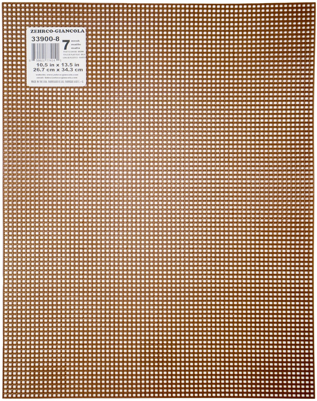 Zehrco-Giancola Plastic Canvas 7 Count 13.5&#x22;X10.5&#x22;